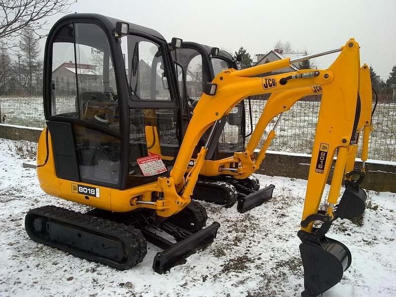 Okazja *** minikoparka JCB 8018 2007r. — zdjęcie 1