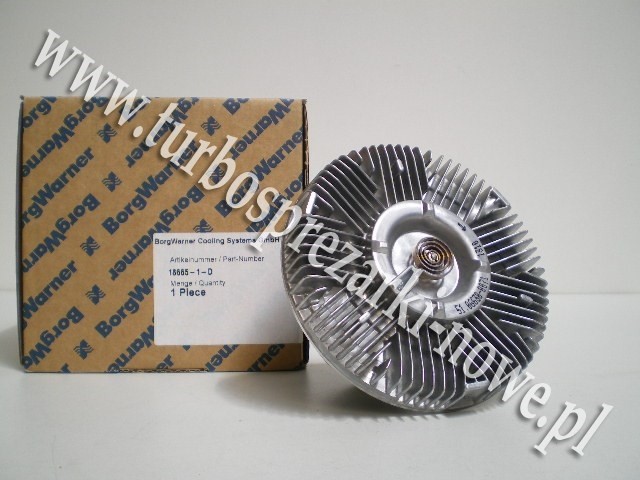 Wiskoza / sprzęgło wiskotyczne BorgWarner KKK     18665-1 /  51.06630-