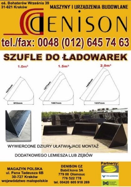 Szufle, łyżki koparkowe- JCB, CAT — zdjęcie 2