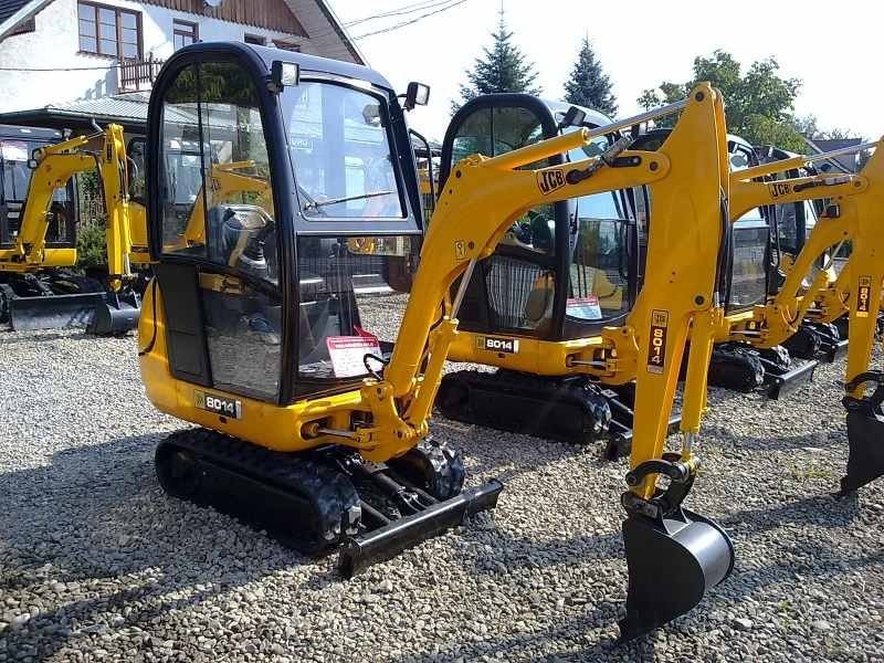 JCB 8014 - rocznik: 2007 - minikoparka — zdjęcie 1