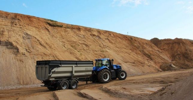 Przyczepa rolnicza Metal-Fach T935/2 – 16t Skorupowa — zdjęcie 3
