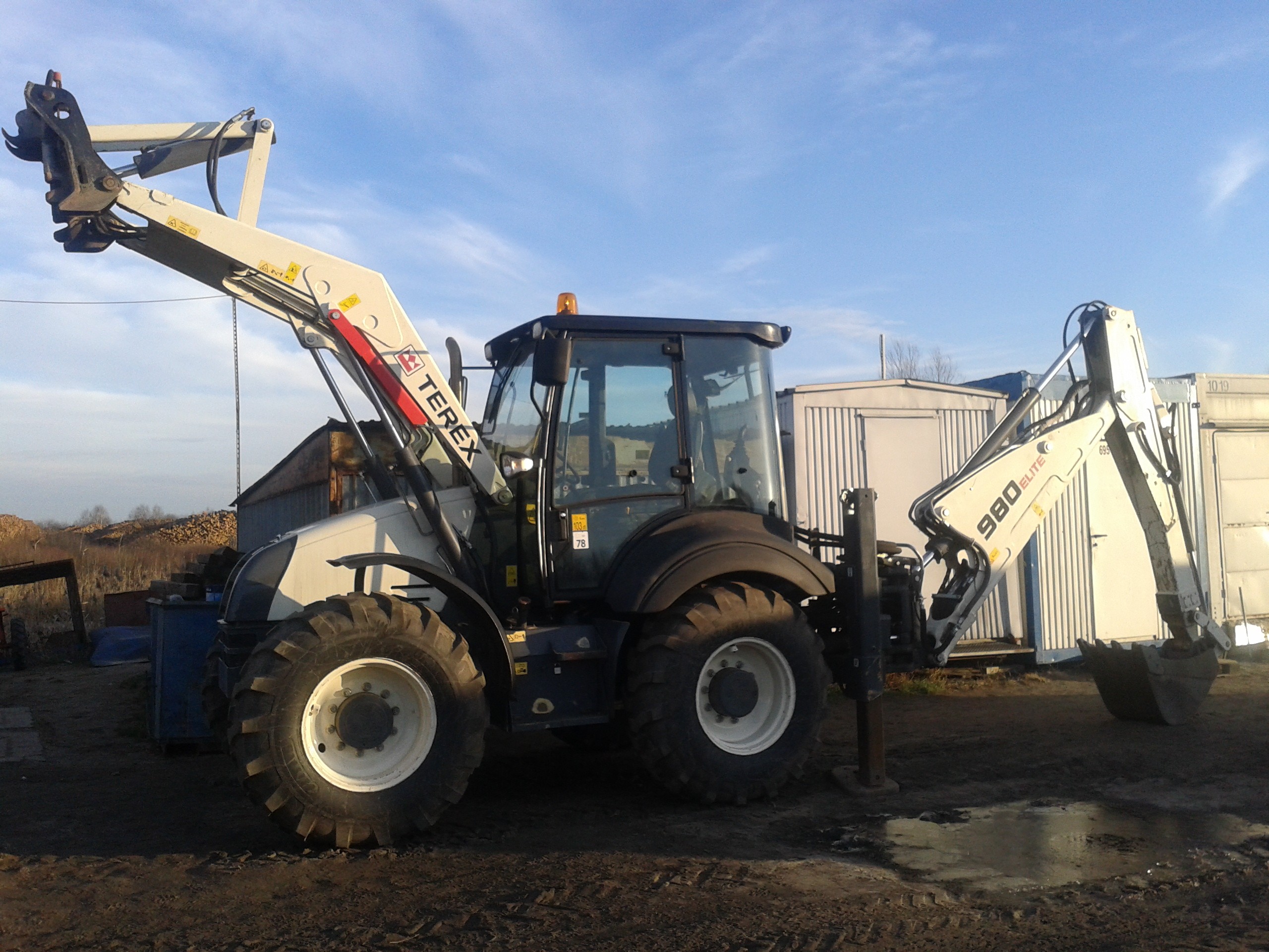 TEREX 980 ELITE koparko ładowarka 2010r KLIMA — zdjęcie 1