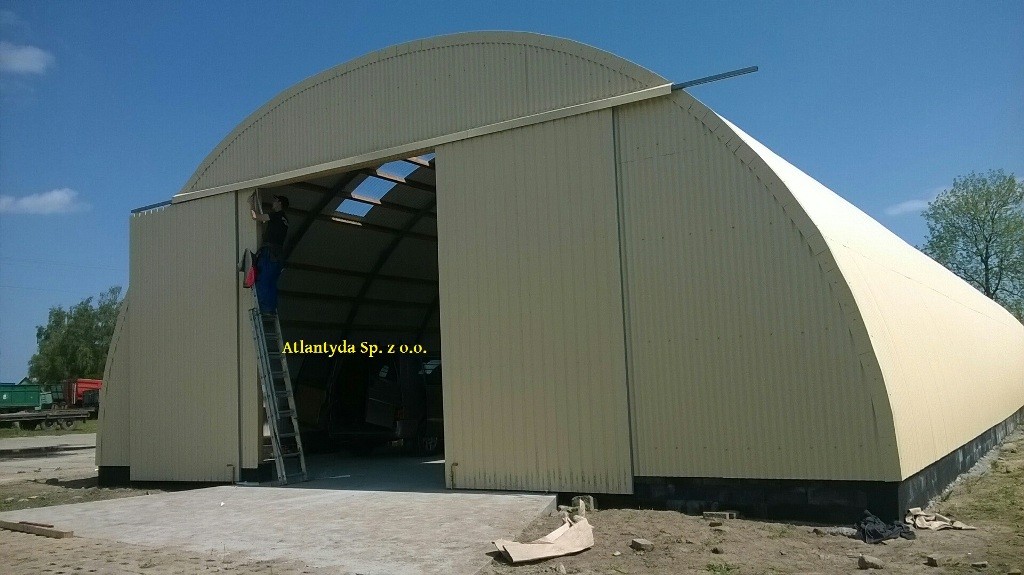 Hala Łukowa Magazynowa Stalowa NOWA wiata hangar — zdjęcie 5