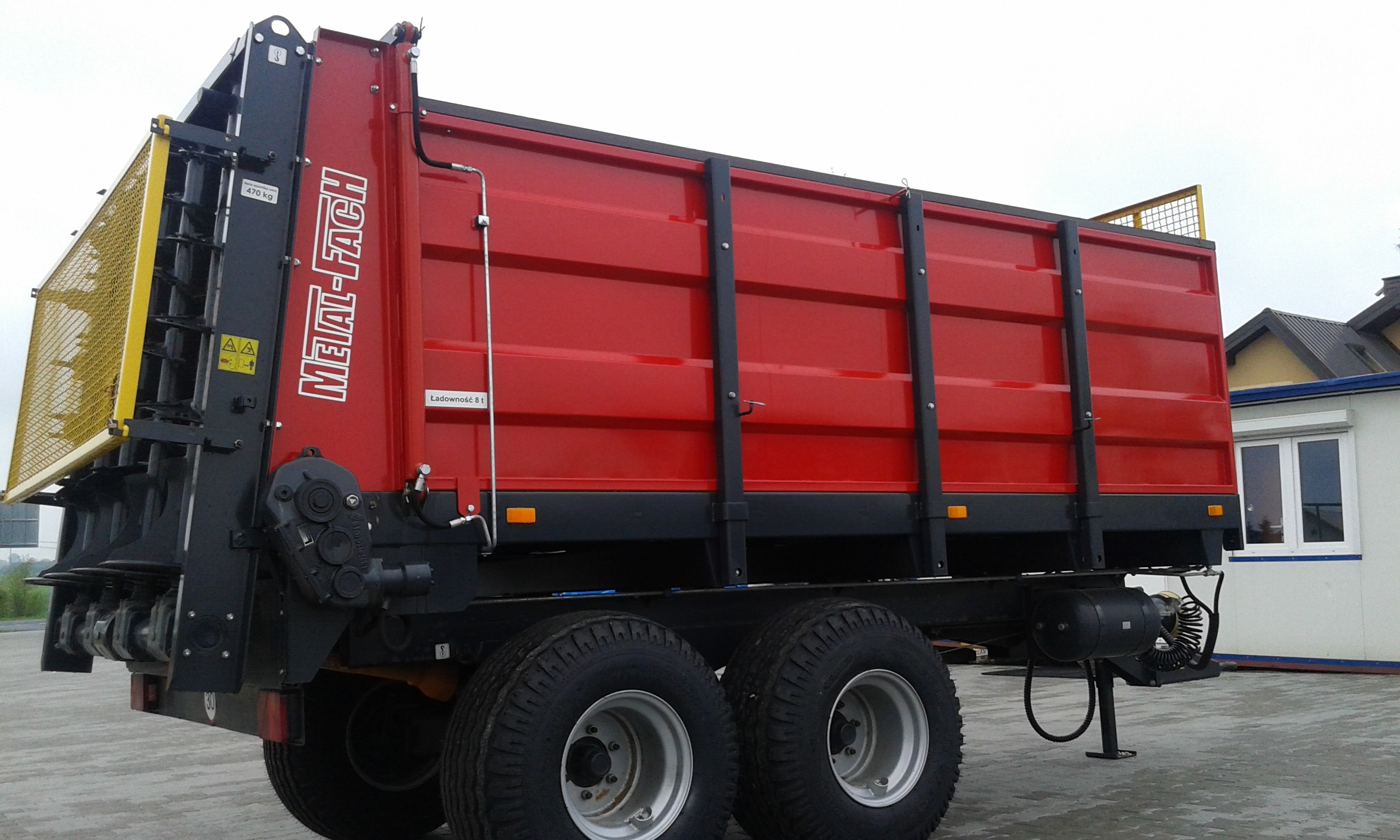 Rozrzutnik obornika N267 Metal-Fach 8t tandem pionowy adapter — zdjęcie 5