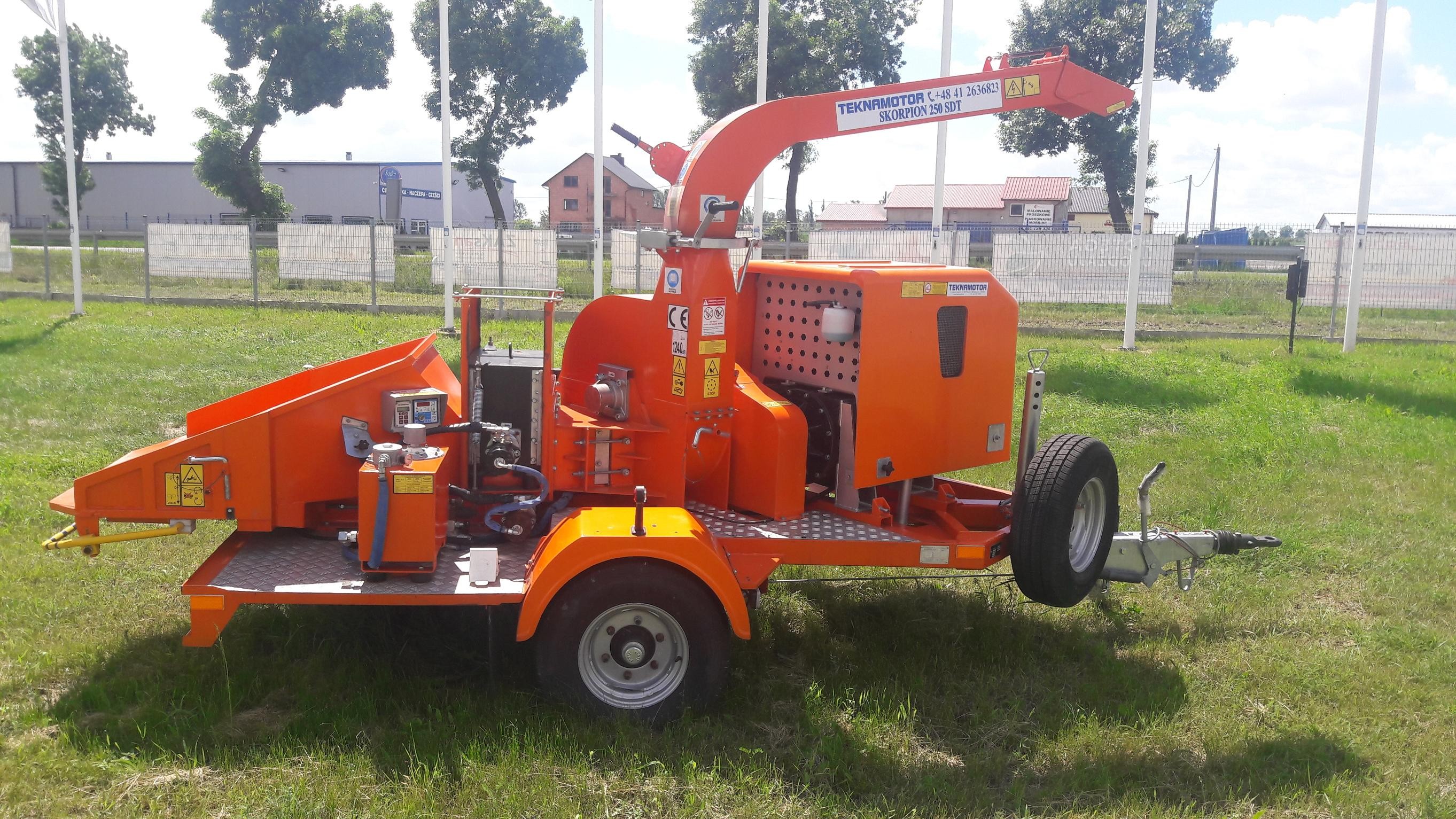Rębak tarczowy TEKNAMOTOR Skorpion 250 SDT — zdjęcie 1