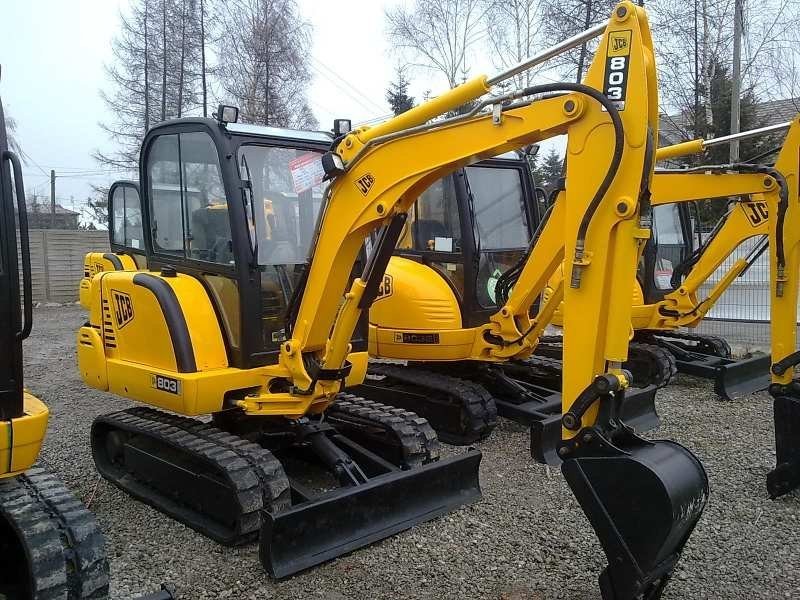 JCB 803 Plus 2005 rok 3t - mini koparka — zdjęcie 1