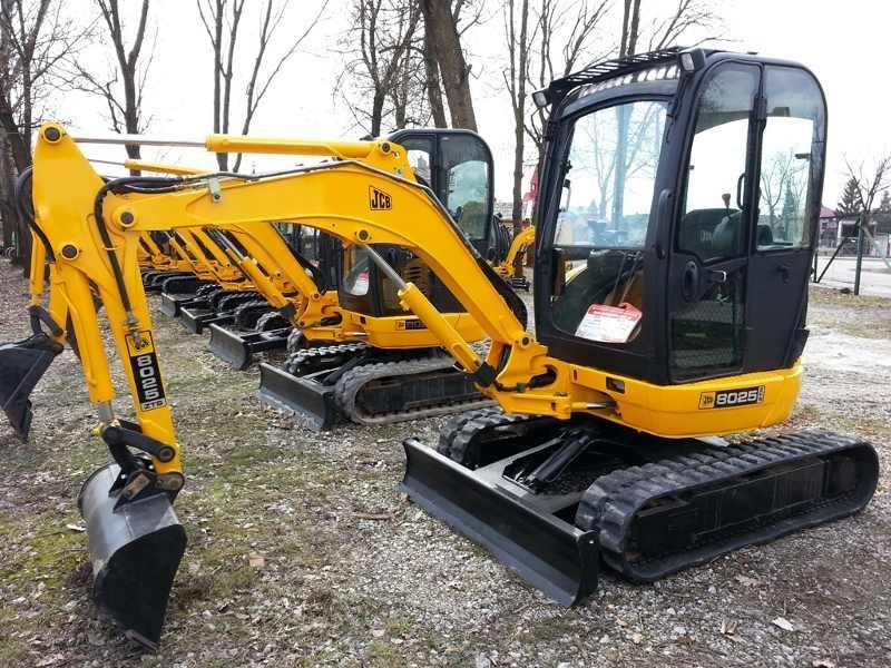 JCB 8025 ZTS 2007 - mini koparka używana - 3 łyżki