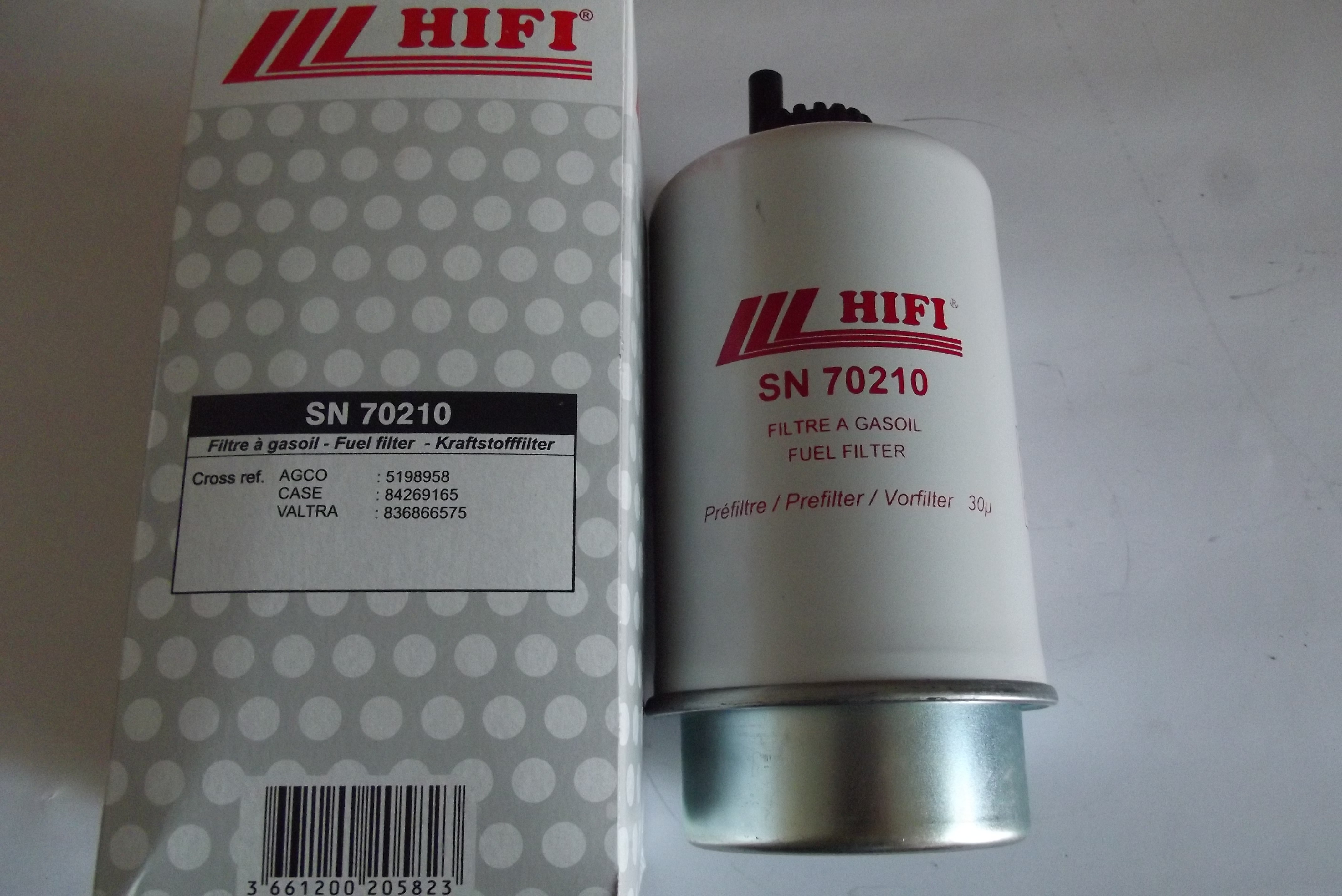 Filtr paliwa SN 70210 Case,Ford,MF, New Holland,Steyr,Valmet — zdjęcie 2