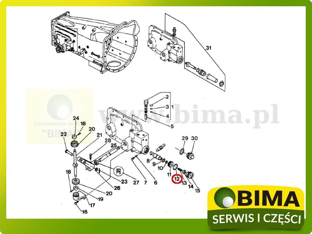 Oring skrzyni biegów Massey Ferguson 3090,3610,3630 — zdjęcie 2