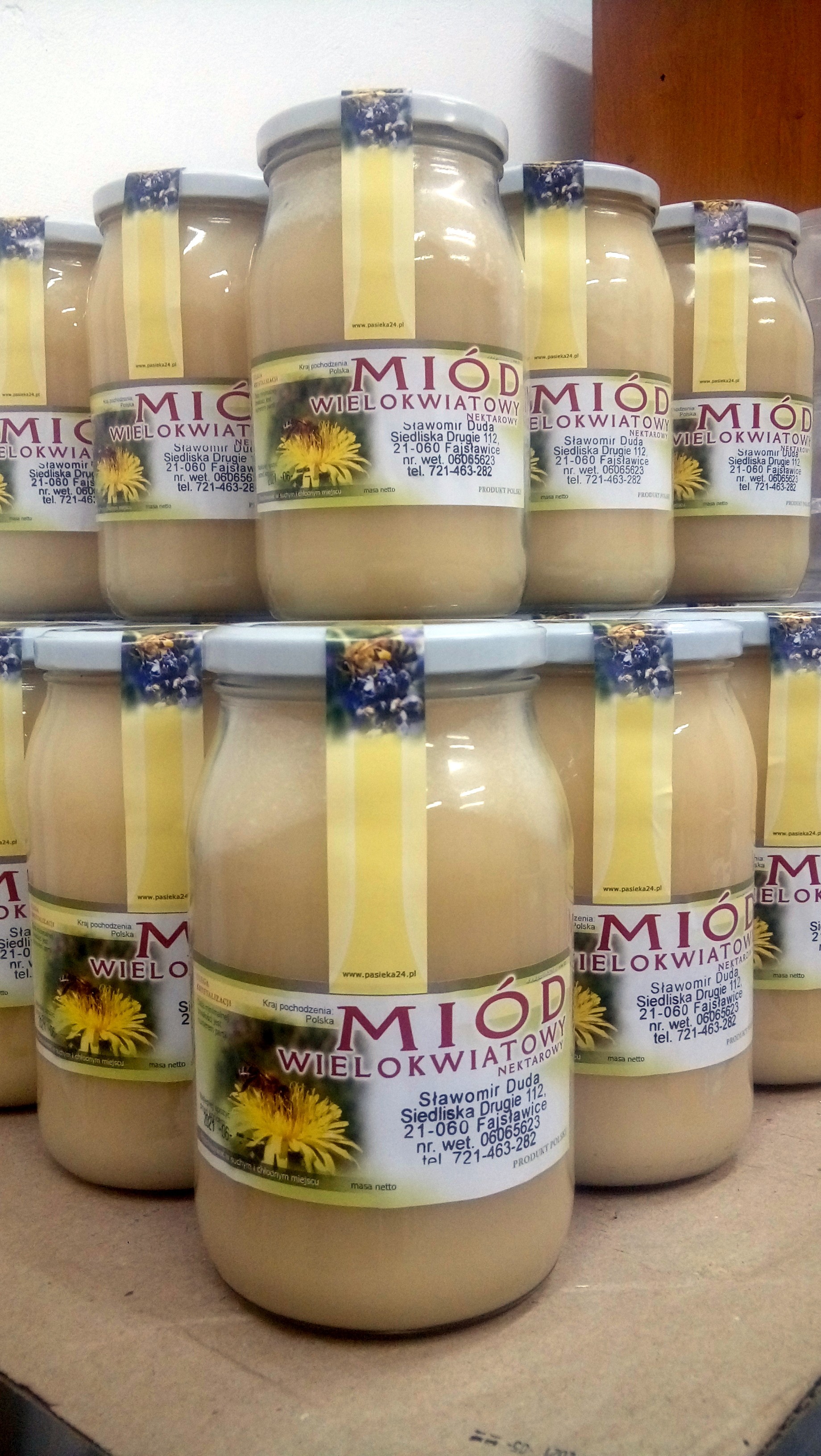Miód z własnej pasieki HURT/DETAL — zdjęcie 1
