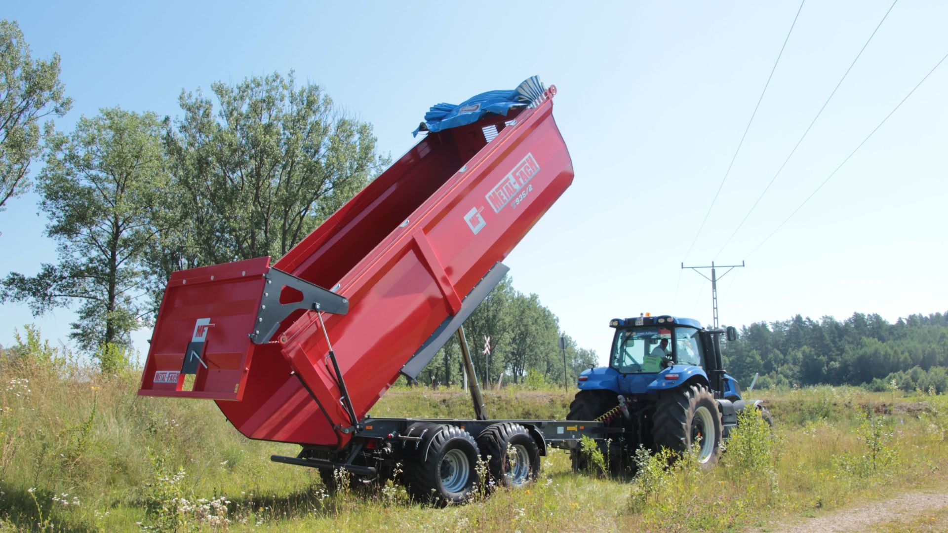 Przyczepa rolnicza T935/2 – 16t — zdjęcie 2