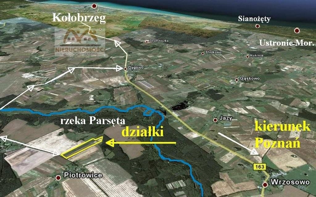 KOŁOBRZEG - 17 km (działki 3.000 m2 z lasem) — zdjęcie 1