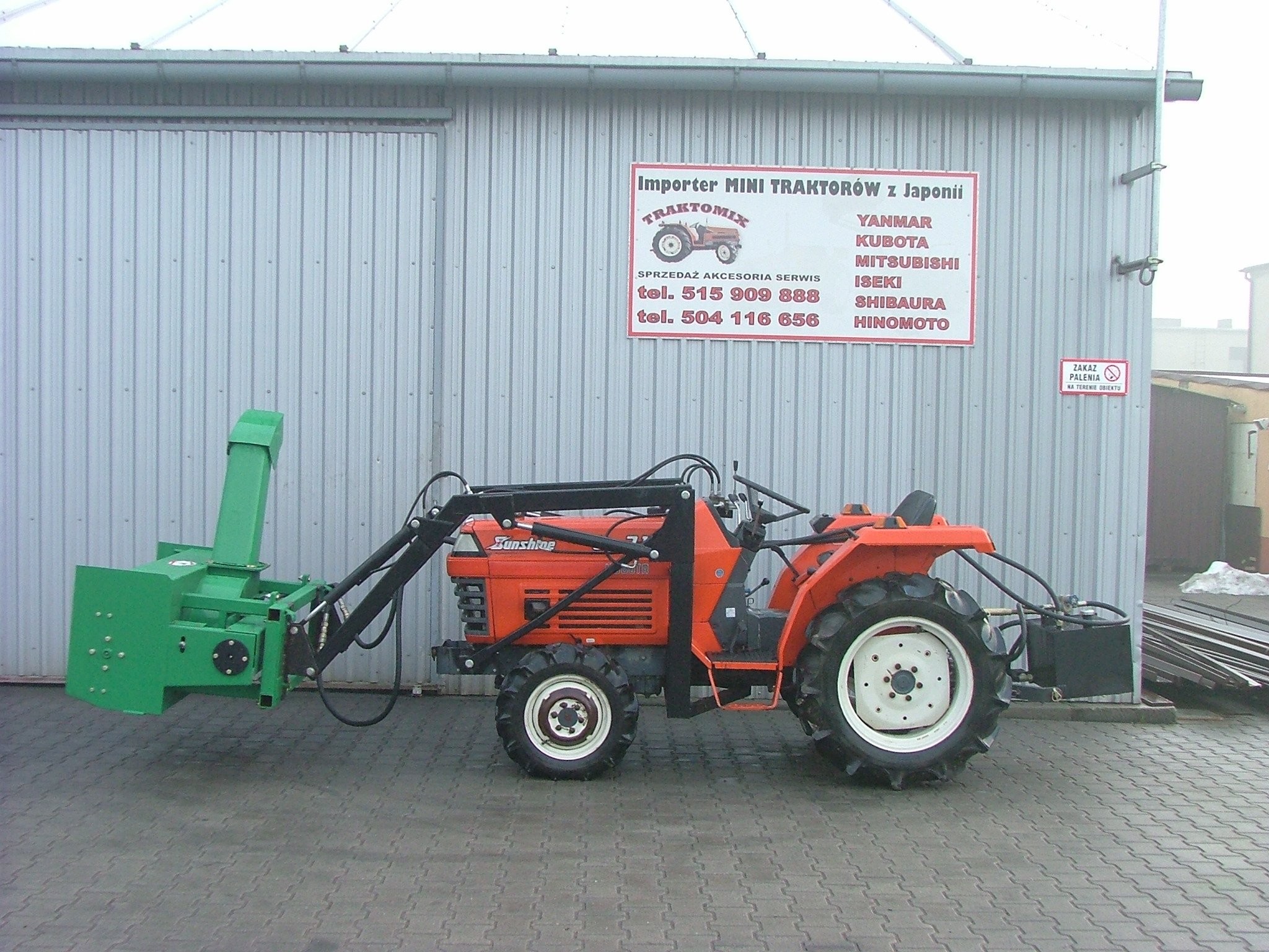 pług do śniegu wirnikowy z własną pompą hydraulicz — zdjęcie 4