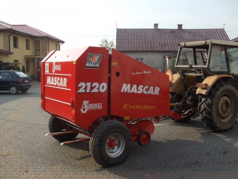 Mascar 2120 prasa rolująca łańcuchowa bele siano — zdjęcie 2