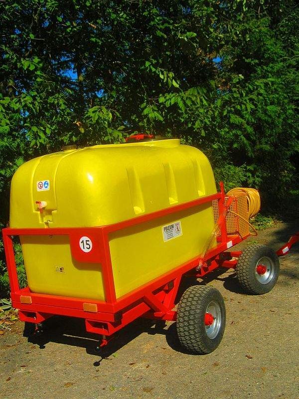 OPRYSKIWACZ SPALINOWY DO WÓZKÓW WIDŁOWYCH,  NA PRZYCZEPIE 800L, 6,5 kM — zdjęcie 2