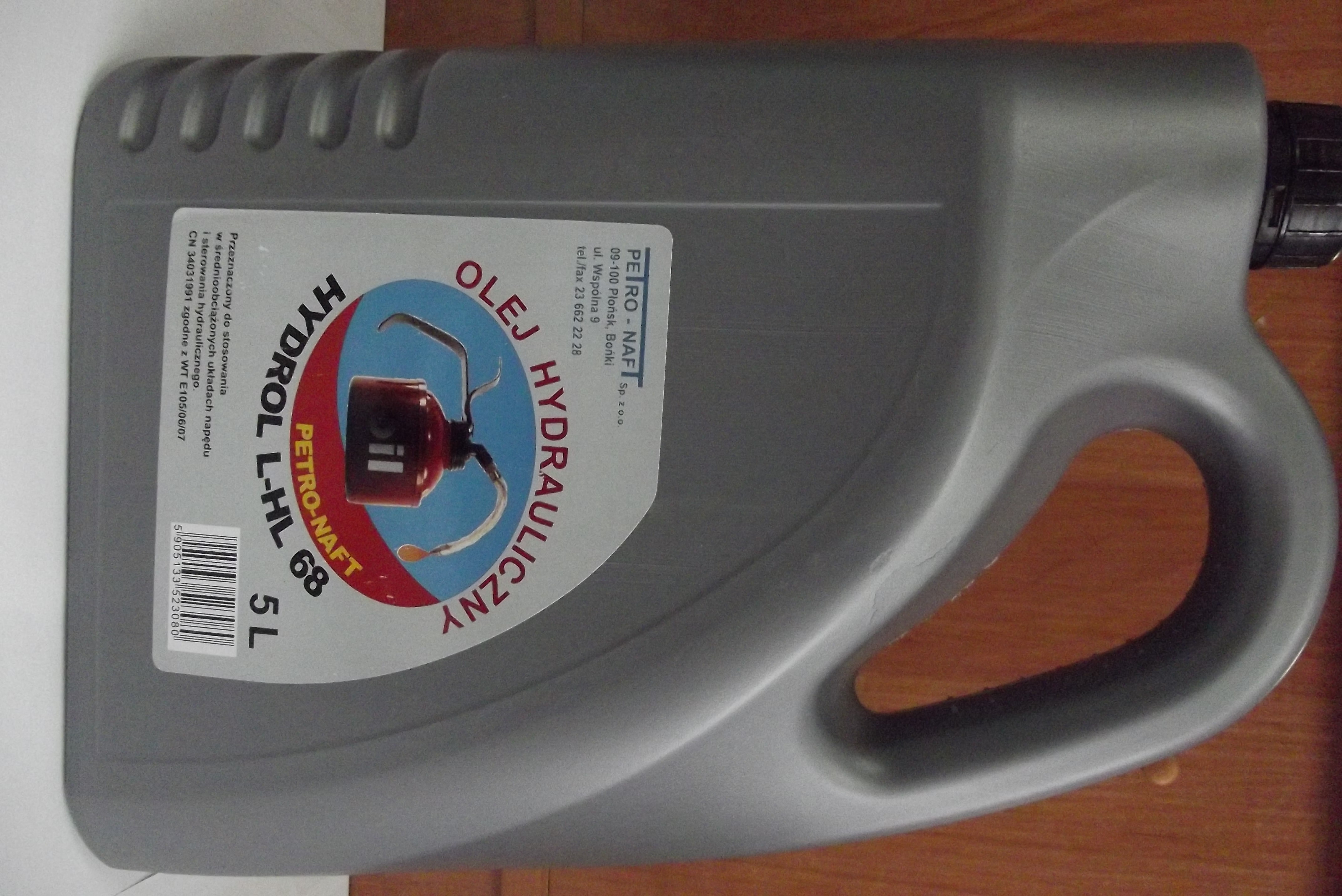 Olej hydrauliczny L-HL 68 5L.   — zdjęcie 1