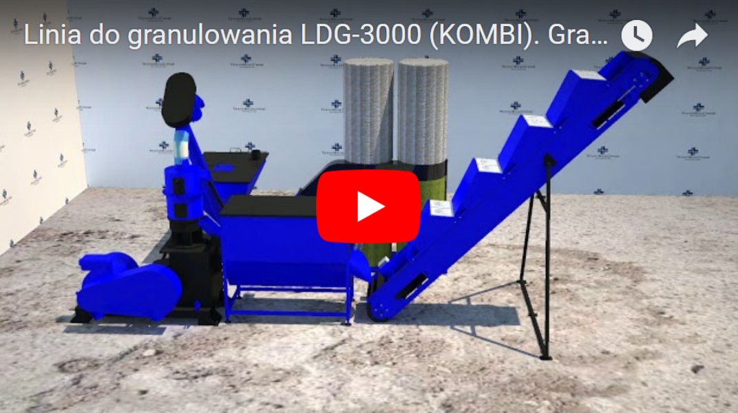 Peleciarka / Linia do granulacji, produkcji pelletu LDG-3000(KOMBI) — zdjęcie 3