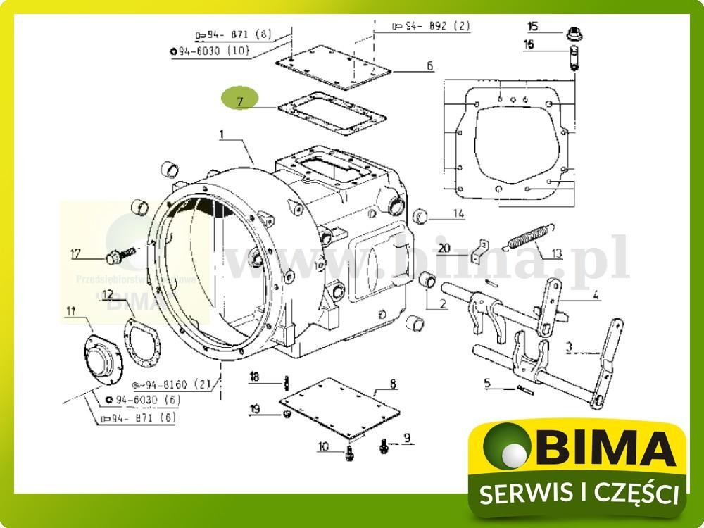 Usczelka Renault CLAAS 106-14,106-54,110-14,110-54 — zdjęcie 2
