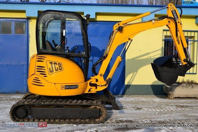 Minikoparka JCB 8025 ZTS z 2008r.
