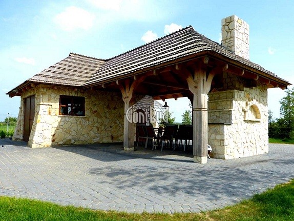 Wiata grillowa,altana biesiadna, wiata grillowa ,gonty drewniane  — zdjęcie 8