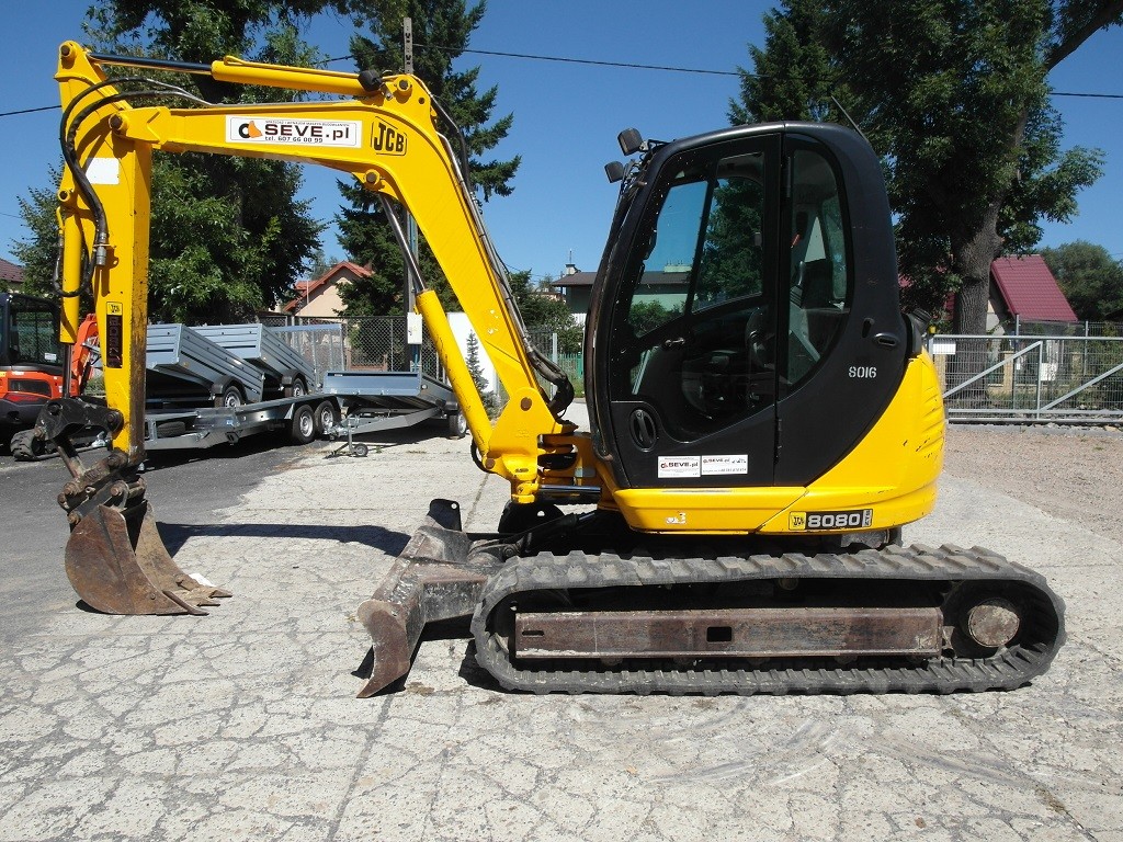 Minikoparka JCB 8080 8 ton 2007rok szybkozłącze klimatyzacja — zdjęcie 1