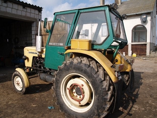 Ciągnik Rolniczy Ursus C 360 3P 1988r. z kabiną pi — zdjęcie 1