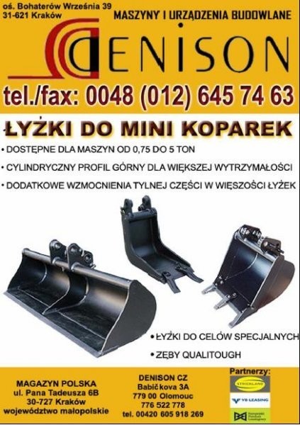 Szufle, łyżki koparkowe- JCB, CAT — zdjęcie 3