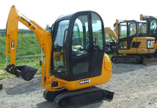 Minikoparka  JCB 8014 -rok 2007