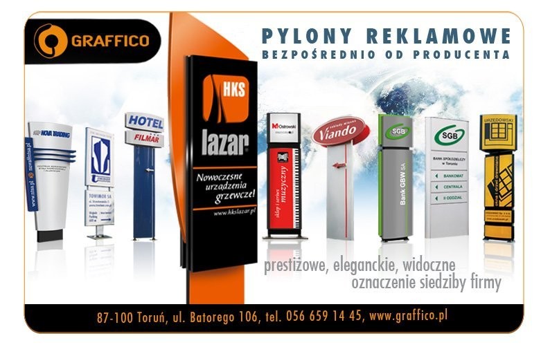PYLONY  TOTEMY REKLAMOWE  BILLBOARDY - produkcja