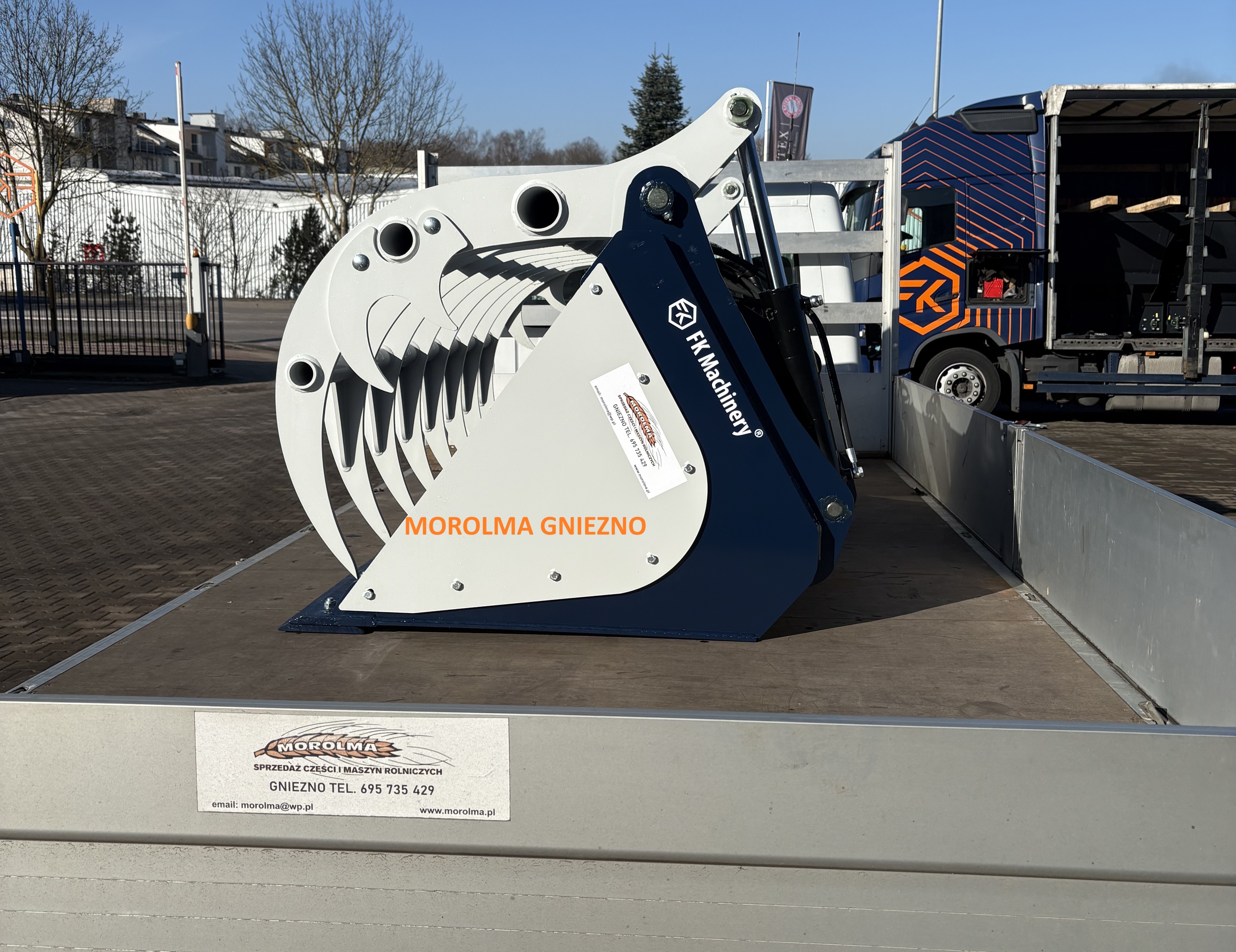 HIT Łyżka z dociskiem łyżkokrokodyl szufla GOLIAT FK MACHINERY 1116kg  — zdjęcie 8