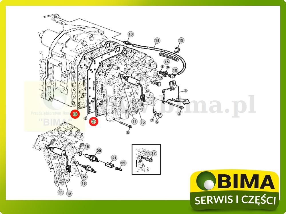 Uszczelka skrzyni biegów John Deere 6910S,7200,7210 — zdjęcie 2