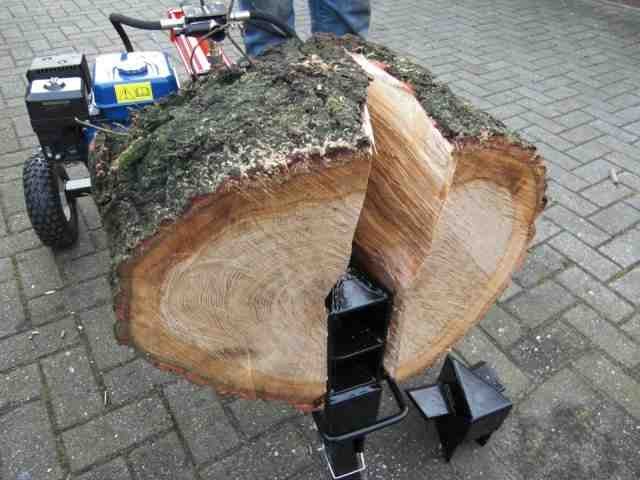 ŁUPARKA HYDRAULICZNA: nacisk 12 ton, silnik 6,5 kM, 52 cm — zdjęcie 4
