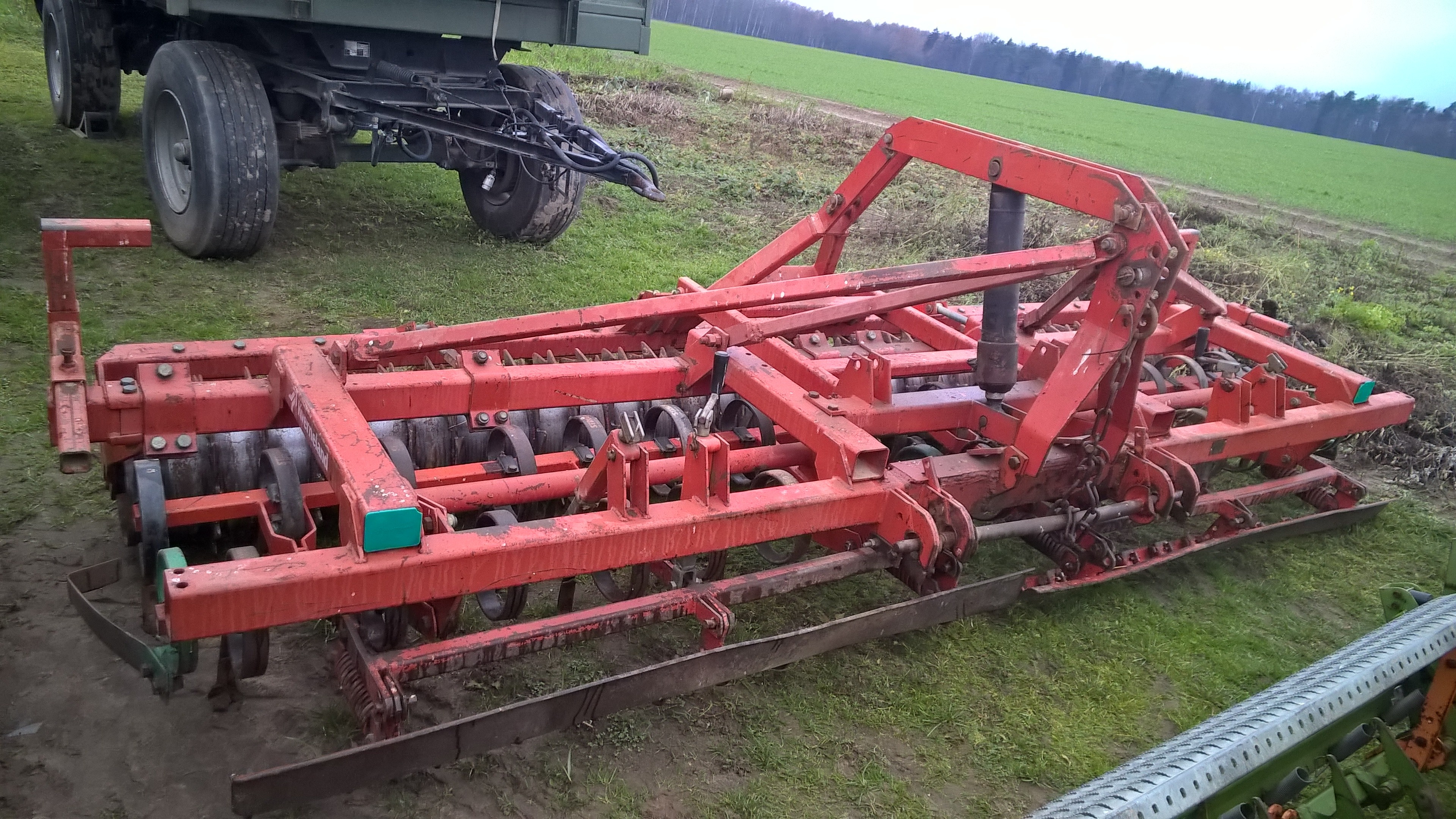 Agregat uprawowo siewny KVERNELAND + AMAZONE D8 40 SUPER 4 metry — zdjęcie 1