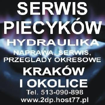 Naprawa piecyków Kraków tel.513090898 serwis junk