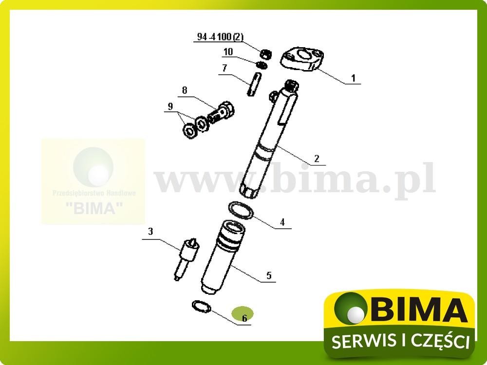 Oring wtryskiwacza Renault CLAAS Temis 610,630,650 — zdjęcie 2