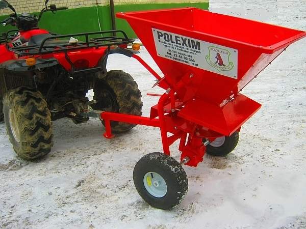 Rozsiewacz soli, piasku, nasion dla ATV, ciągników  itp  zbiornik 200l — zdjęcie 1