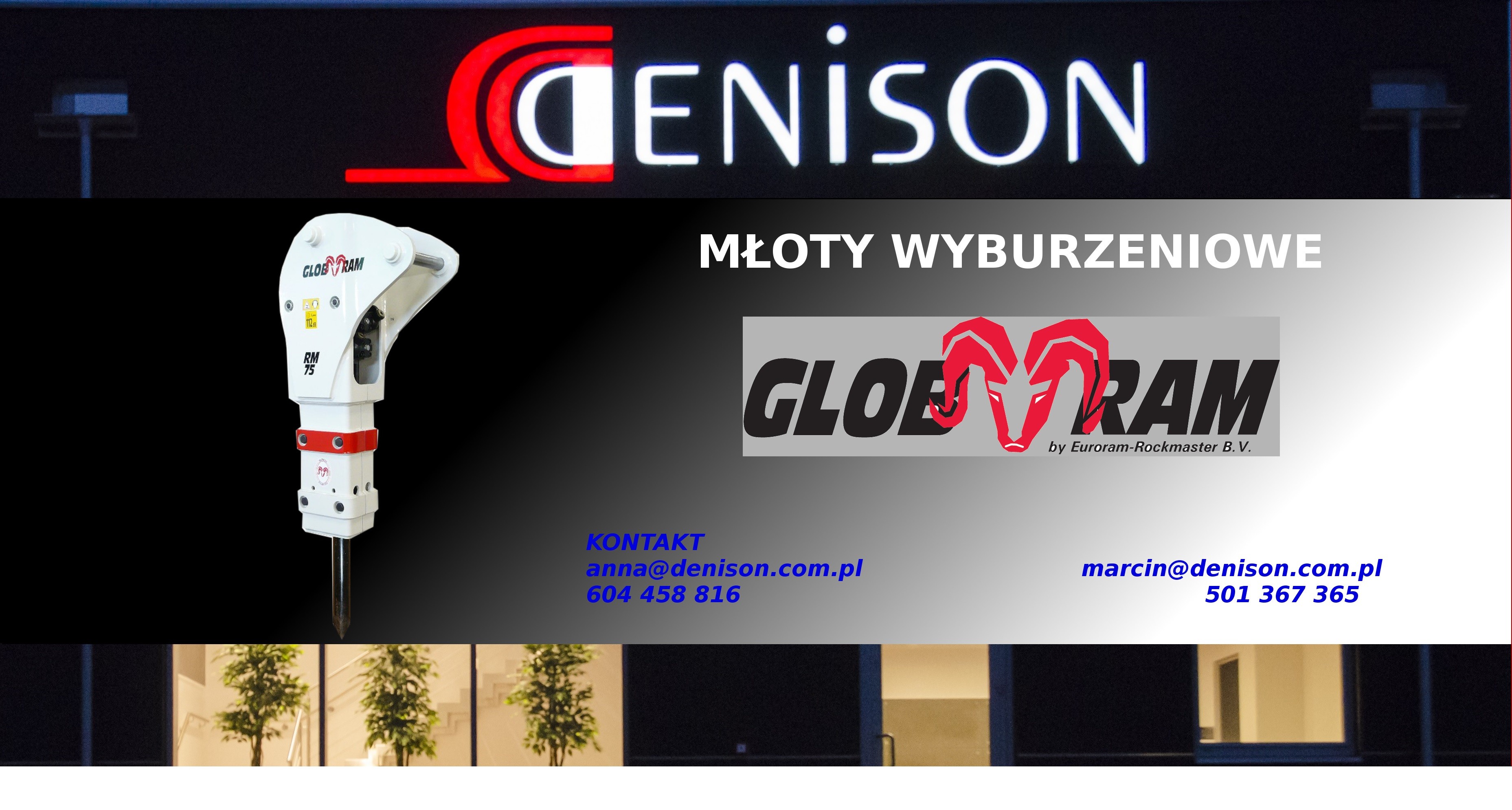 Młoty Globram - DENISON