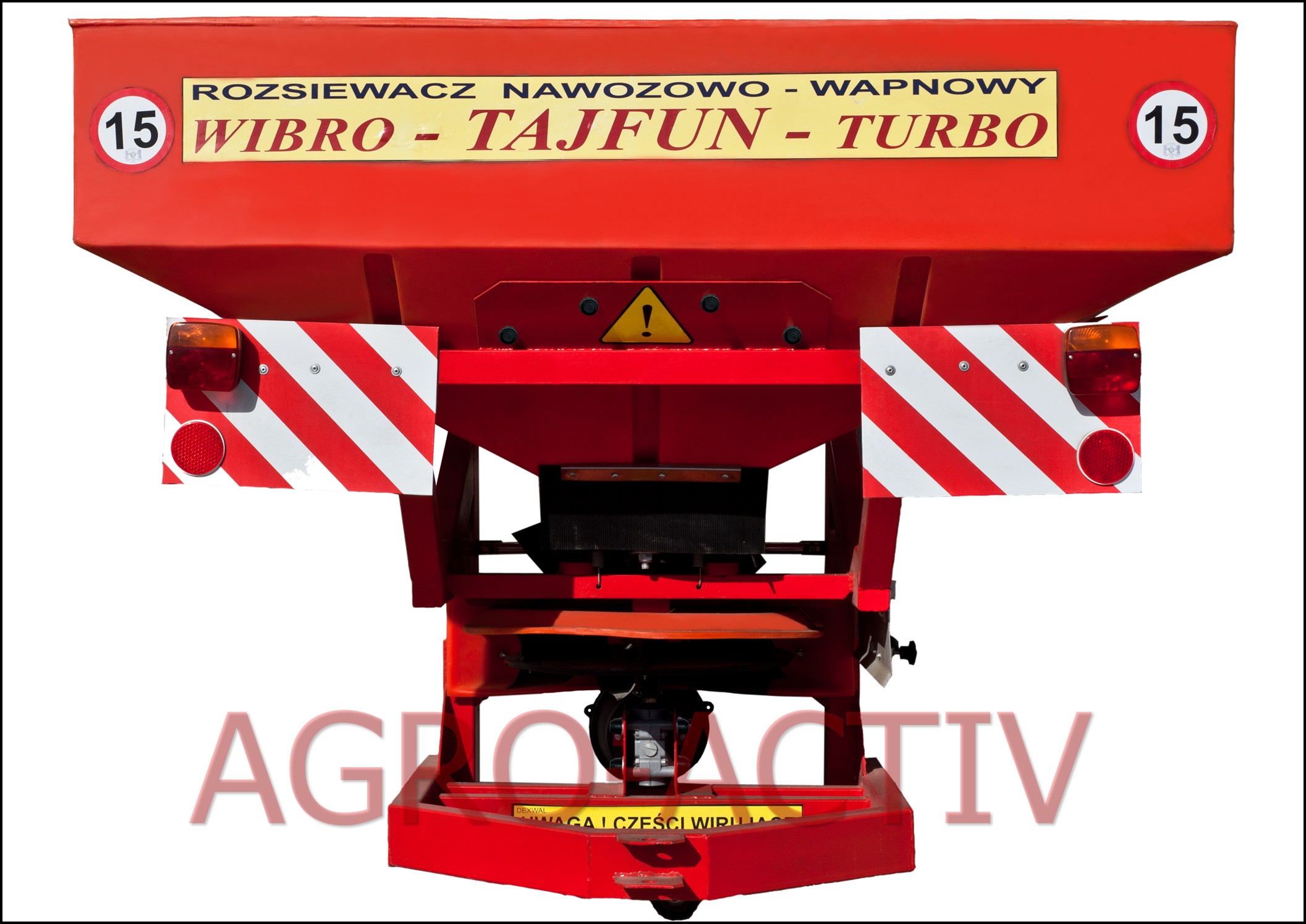 Rozsiewacz Nawozów TAJFUN 850l/1200kg wibro TRANSPORT !!! — zdjęcie 1