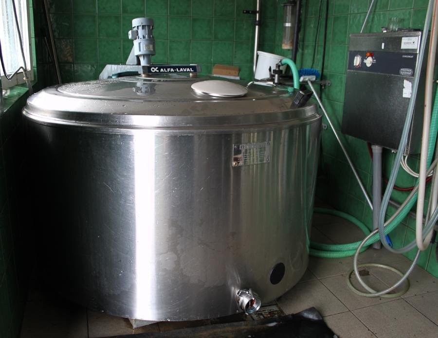 Schładzalnik chłodnia do mleka 800l Alfa-Laval