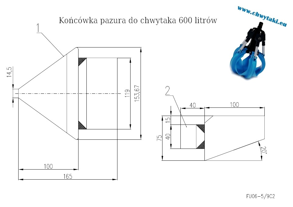 Części do chwytaka do złomu  — zdjęcie 7