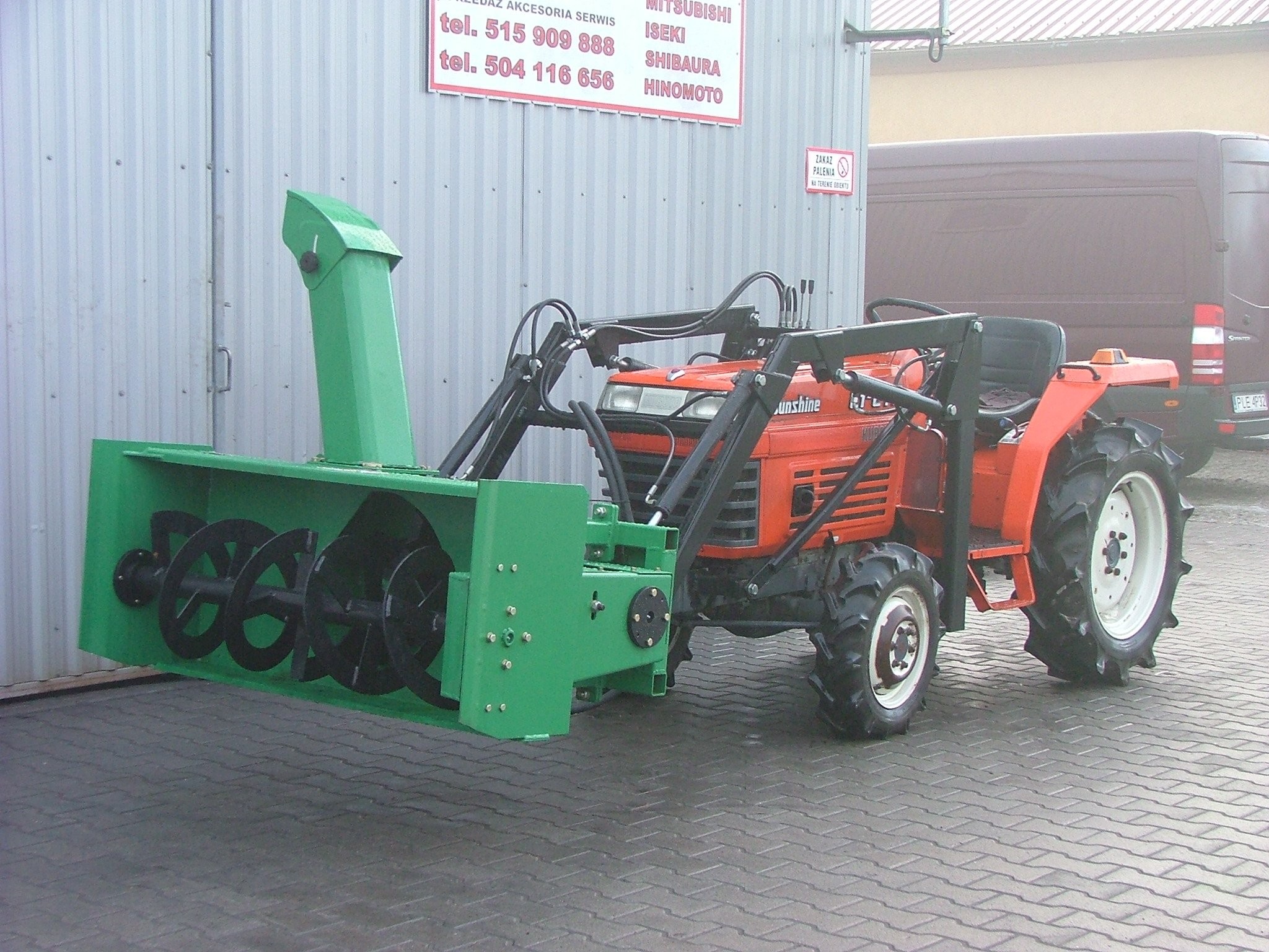 pług do śniegu wirnikowy z własną pompą hydraulicz — zdjęcie 5