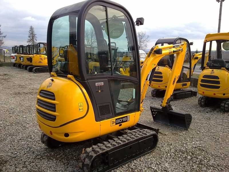 JCB 8018 - koparka gąsienicowa - r: 2006-2008 — zdjęcie 4