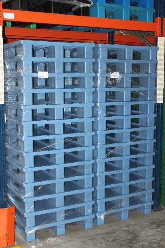 Gładka z rantem paleta plastikowa 1200x800mm — zdjęcie 4