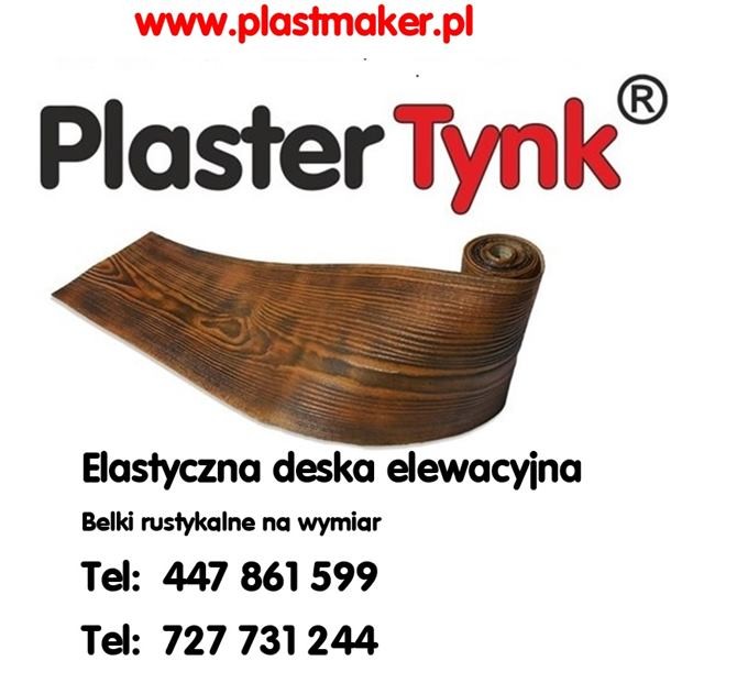 HIT, PROMOCJA PlasterTynk- elastyczna deska elewacyjna  