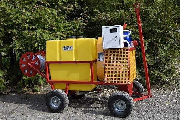 OPRYSKIWACZ ELEKTRYCZNY WÓZKOWY 80L, SILNIK 3 kW, 14-22l/min — zdjęcie 6
