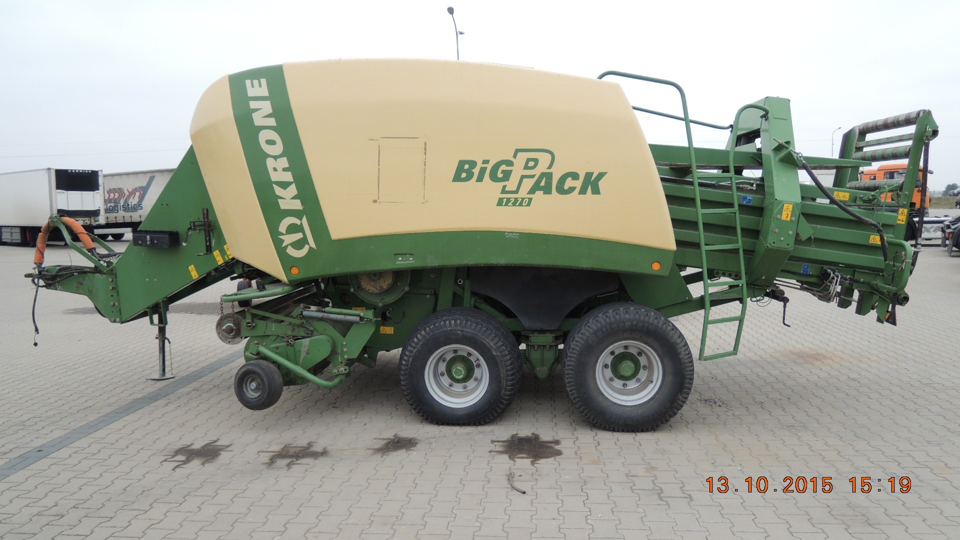 Prasa kostkująca KRONE BigPack 1270 nr KBP12610986 2005r. — zdjęcie 3