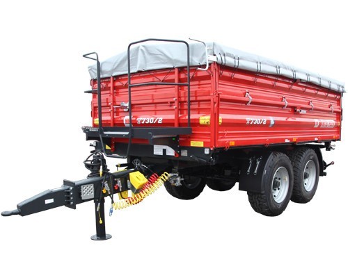 Przyczepa rolnicza Metal-Fach T730/2 – 10t — zdjęcie 1