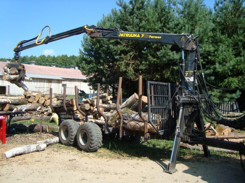 Przyczepa do drewna JUNKKARI -PATRUUNA 762 Farmer