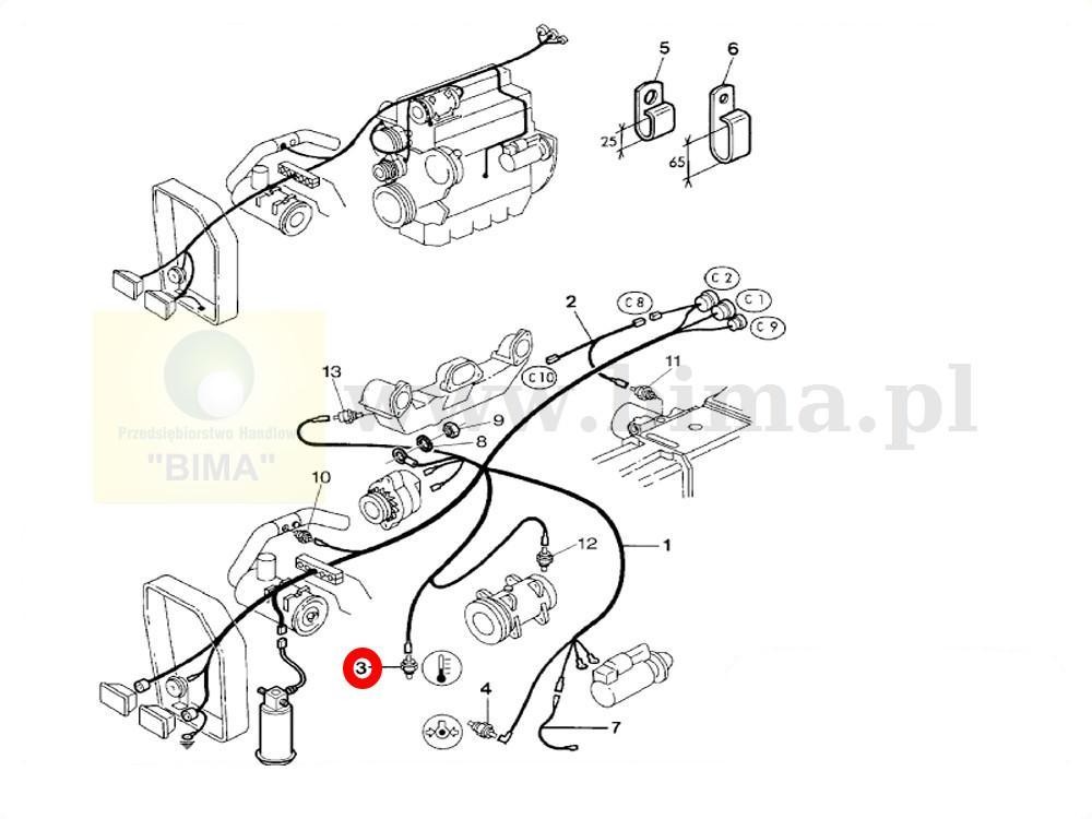 Czujnik ciśnienia oleju MF Massey Ferguson 3065,3070 — zdjęcie 3