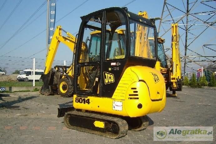 Mini koparka JCB 8014. OSZKLONA KABINA. — zdjęcie 1